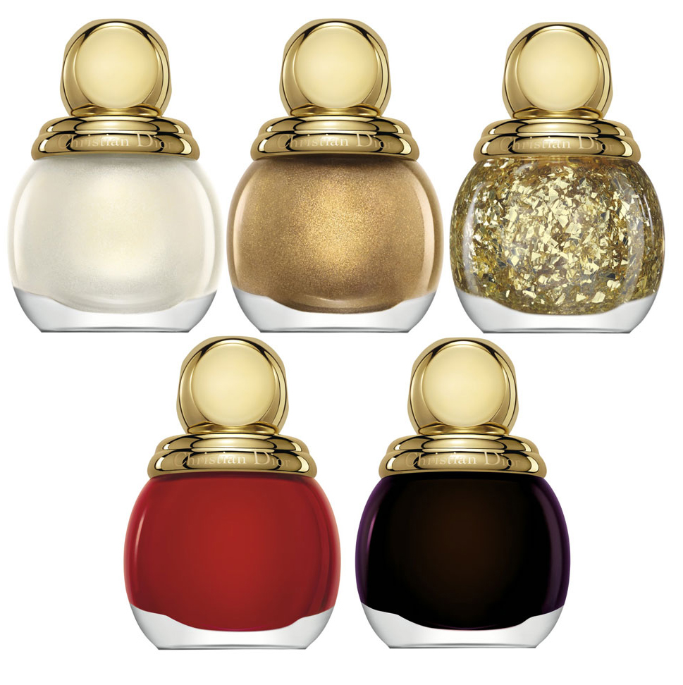 Dior-Golden-Shock-Makeup-Collection-for-Christmas-2014-nail-enamels